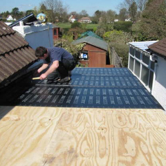 flat roof install